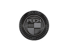 Badge / emblem Puch logo silver 47mm RealMetal